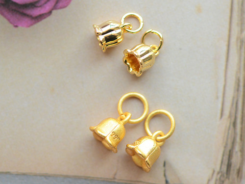 沙金小铃兰吊坠饰品配件