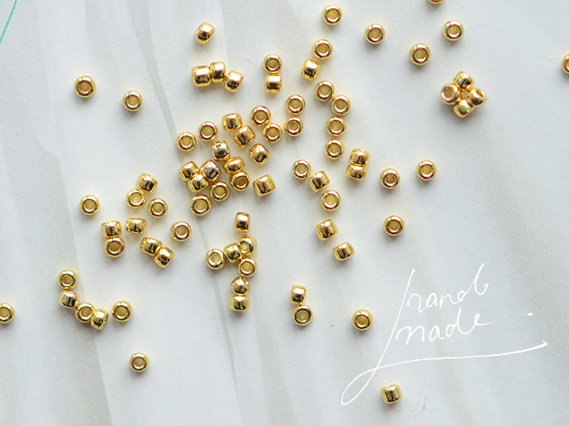 日本金色电镀串珠饰品