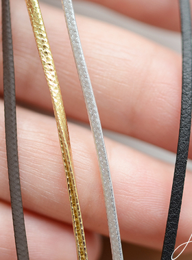 LF12-2mm合集 多用途特细仿皮绳 娃娃衣服吊带 DIY辅料配件 1米