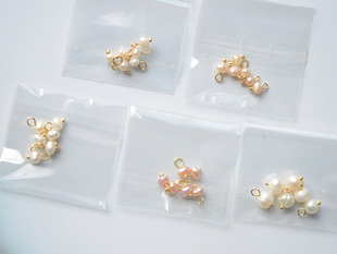 小吊坠 5款 性价比高 包 DIY饰品配件 6个 天然淡水珍珠 SZ298