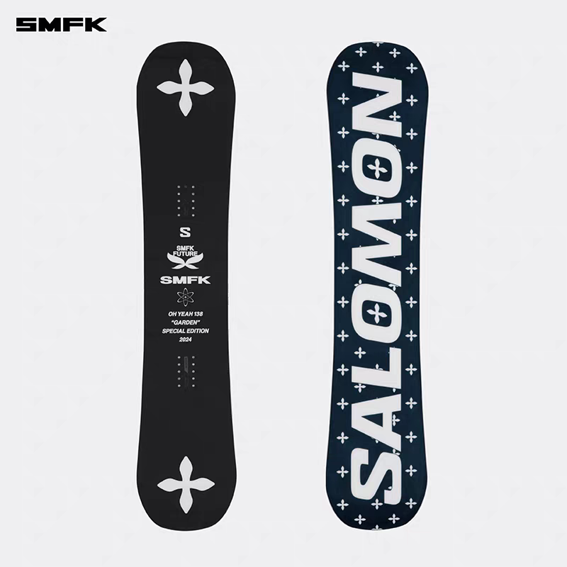 SMFK&Salomon萨洛蒙联名黑花园滑雪板能拍就有货单板全能平花公园