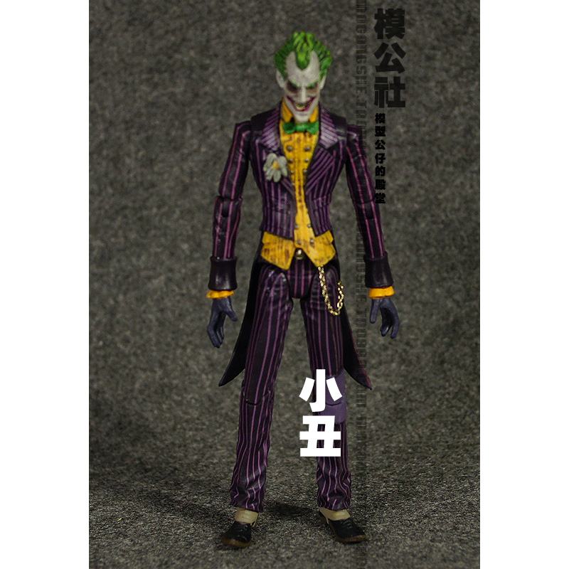 DC蝙蝠侠阿甘之城反派小丑玩偶