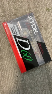 全新未拆封tdk 60空白磁带一类带