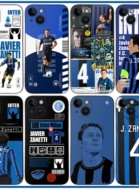 萨内蒂手机壳ip16E国米16promax国际米兰15plus意甲P70硅胶软壳mate70欧冠S24+足球iqoo12荣耀200 K80米15