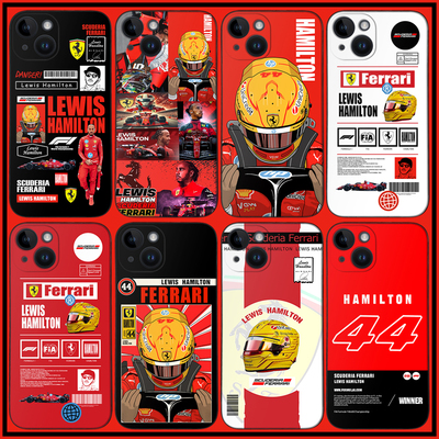 汉密尔顿16promax手机壳ip11/12/13/14/15plus赛车F1 IQOO13硅胶P70软壳mate70米15 K80荣耀200 RENO13 S24+