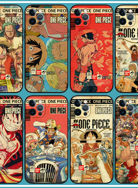 海贼王手机壳14ProMAX娜美ip11/12/13/14plus SE mini路飞P60索隆X90动漫K50全包边硅胶软壳mate50米13荣耀80