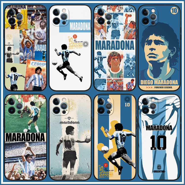 纪念球王马拉多纳手机硅胶
