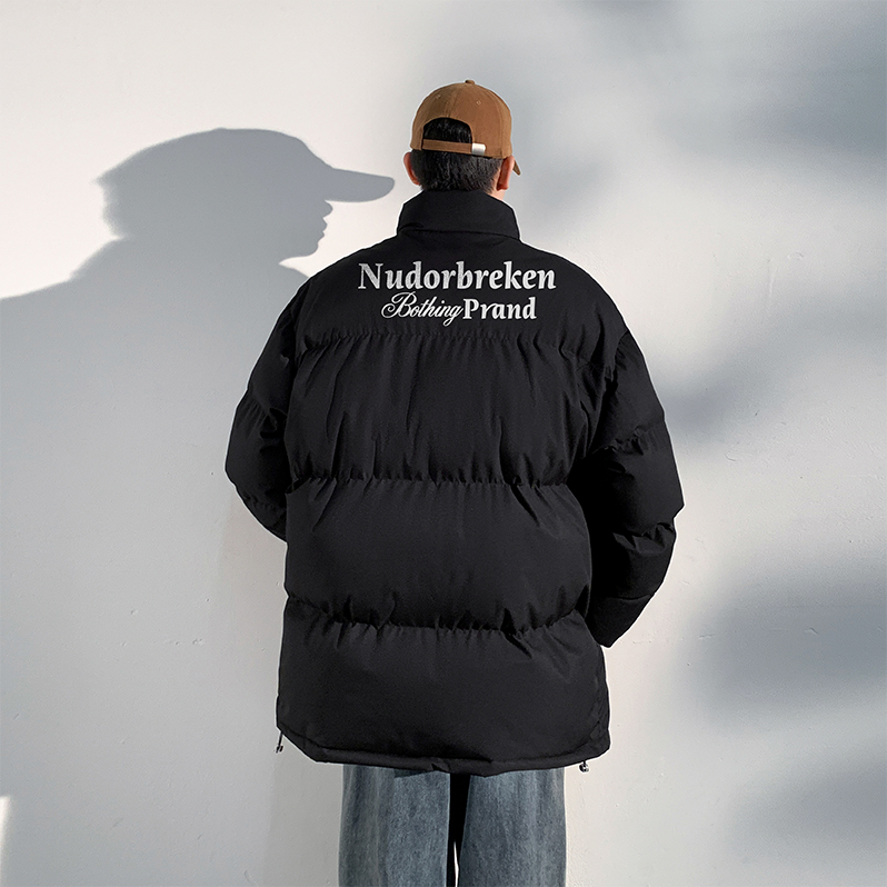 日系直播抖音得物宽松羽绒棉面包服外套棉衣M1156P65,男装棉衣,电商C408-1(原B339-1)