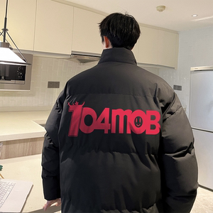 已注册有版权抖音直播品质红字印花面包服羽绒棉棉衣外套M1060P90图片