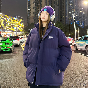 已注册港风抖音直播高品质宽松男面包服羽绒棉外套棉衣M1005P90图片