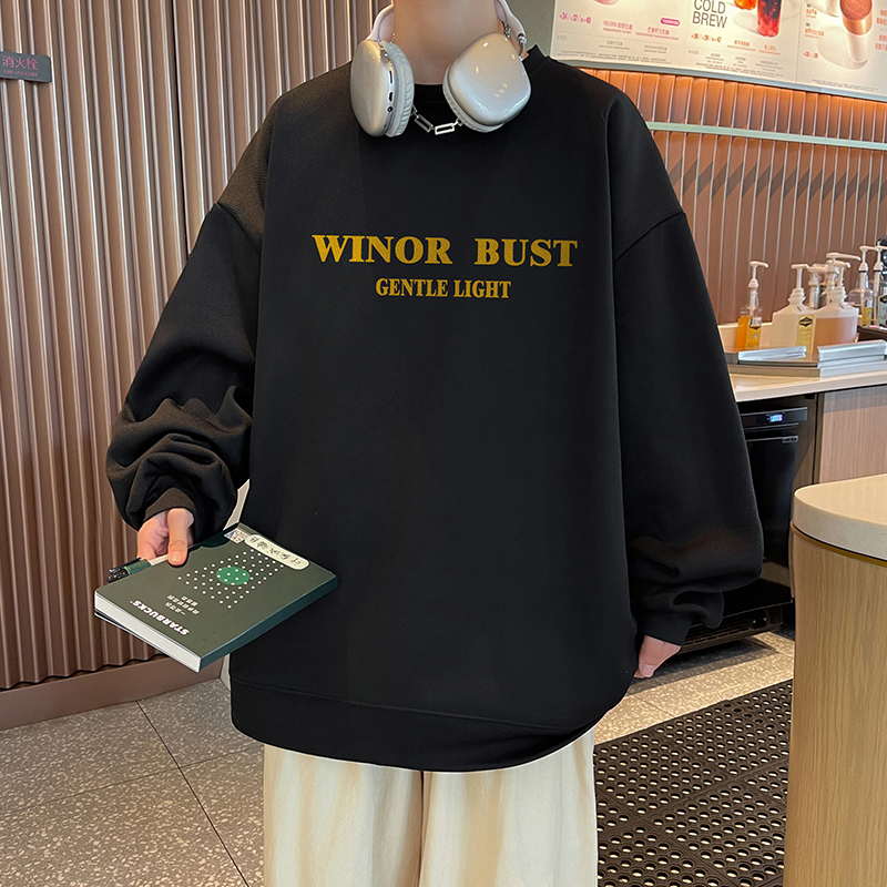 已注册港风抖音直播高品质重磅菠萝格宽松男卫衣W2026P45控68,男装卫衣,电商C408-1(原B339-1)