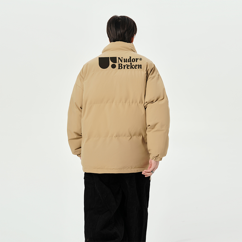 日系直播抖音高品质宽松男面包服羽绒棉外套棉衣M1057P90,男装棉衣,电商C408-1(原B339-1)