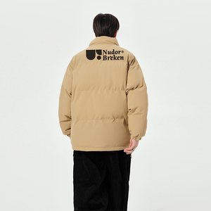 日系抖音直播高品质宽松男面包服羽绒棉外套棉衣M1057P90图片