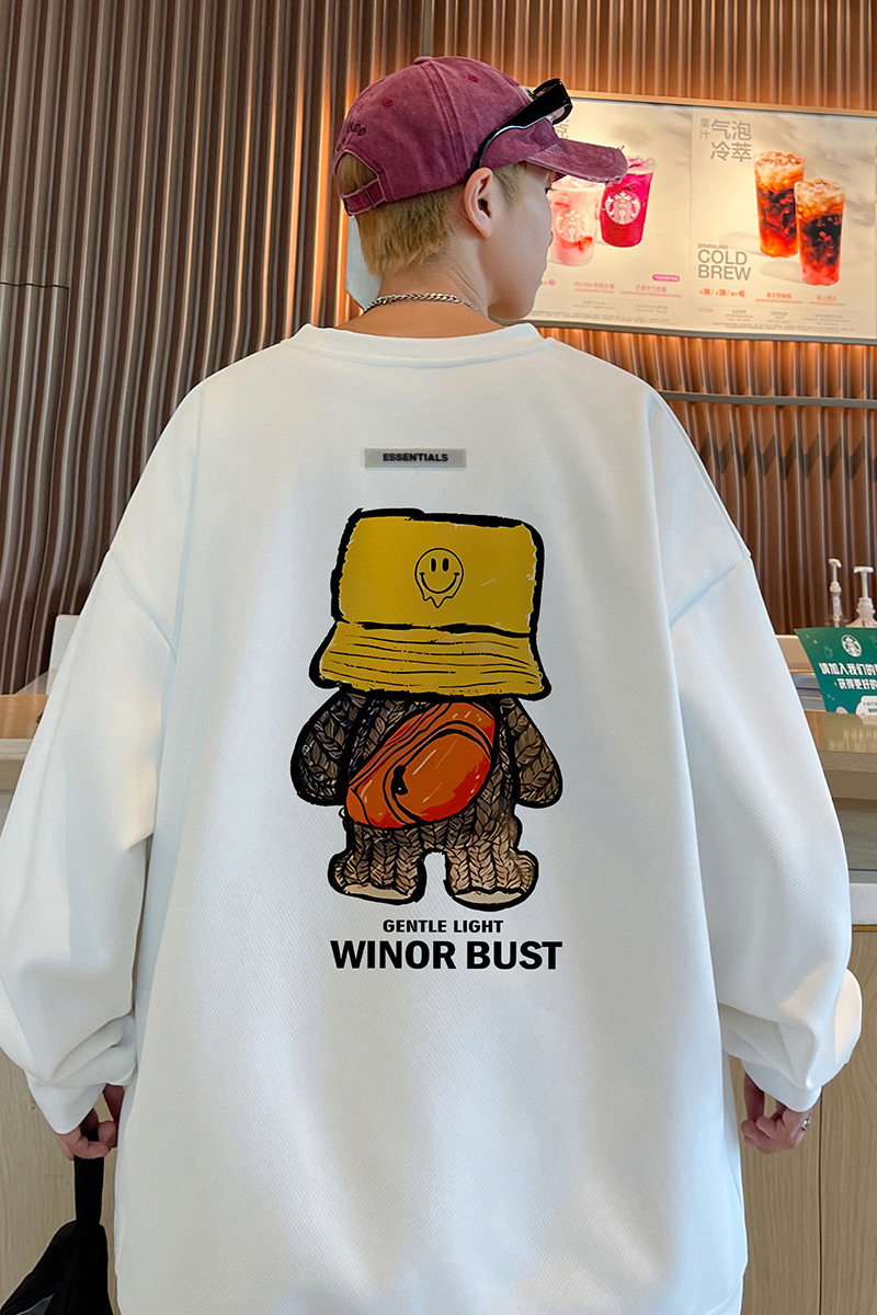 已注册港风抖音直播高品质重磅菠萝格宽松男卫衣W2026P45控68,男装卫衣,电商C408-1(原B339-1)