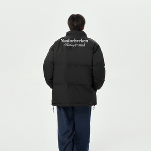 日系抖音直播高品质宽松男羽绒棉面包服外套棉衣M1056P90图片