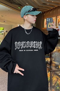 抖音直播品质420克菠萝格复合牛奶丝圆领卫衣W2002P45控68图片