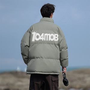 已注册有版权抖音直播品质红字印花羽绒棉面包服棉衣外套M1060P90图片
