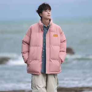 港风直播抖音高品质宽松男面包服羽绒棉外套棉衣M1006P90图片