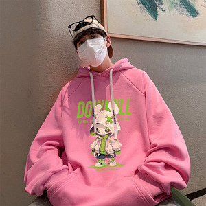 已注册港风抖音得物直播高品质男宽松连帽卫衣外套W5011P45控68图片