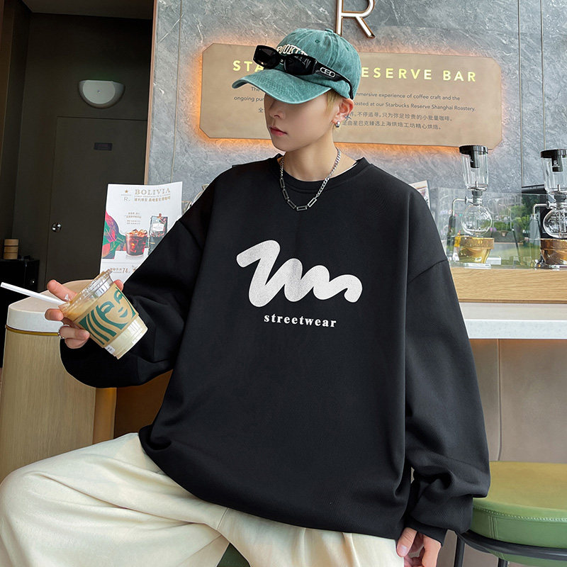 直播抖音高品质420克菠萝格复合牛奶丝圆领卫衣W2023P45控68,男装卫衣,电商C408-1(原B339-1)