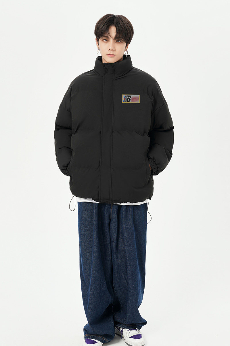 已注册日系直播抖音高品质宽松男面包服羽绒棉外套棉衣M1039P90,男装棉衣,电商C408-1(原B339-1)