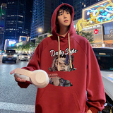 已注册华棉抖音直播品质连帽卫衣W5012P45控88加绒55，男装卫衣，电商C408-1(原B339-1)