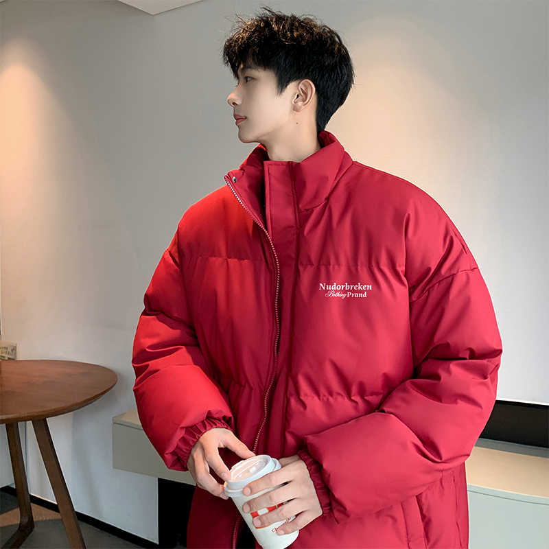 港风抖音直播高品质宽松男面包服羽绒棉棉衣外套M1056P90,男装棉衣,电商C408-1(原B339-1)