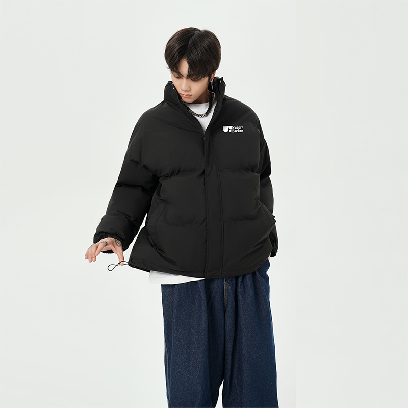 日系直播抖音高品质宽松男面包服羽绒棉外套棉衣M1057P90,男装棉衣,电商C408-1(原B339-1)