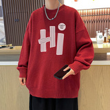 新款抖音直播高品质半高领圆领加厚毛衣线衣男针织衫M7011P48，男装针织衫/毛衣，电商C408-1(原B339-1)