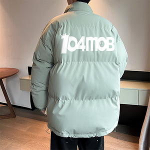 已注册有版权抖音直播品质红字印花面包服羽绒棉棉衣外套M1060P90图片
