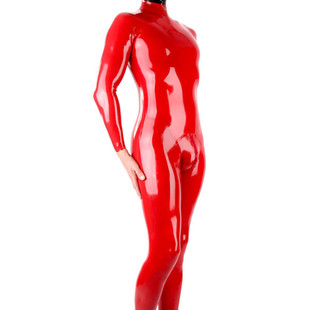 头套样式 乳胶衣男 胶圈 立体裆部可加jj套 可改 全包乳胶衣男