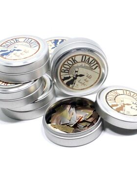 BOOKDARTS超薄金属创意好用书签银色罐装 混合装/单色装