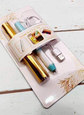 笔尖温度同款烫金笔Foil Pen英文书法金箔笔Foil Quill皮具烫金纸