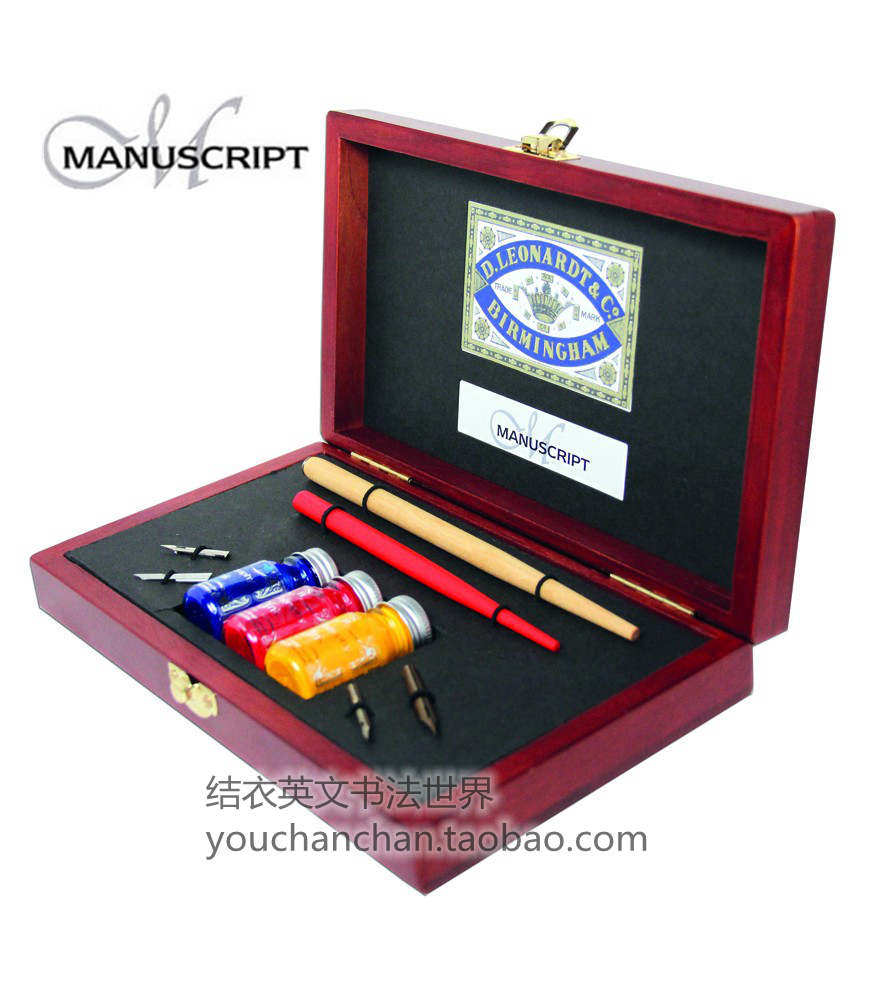 Manuscript英文书法书写套装礼盒