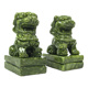 玄友 守门石狮子一对大门家用石头门口庭院门墩石雕狮子小号摆件