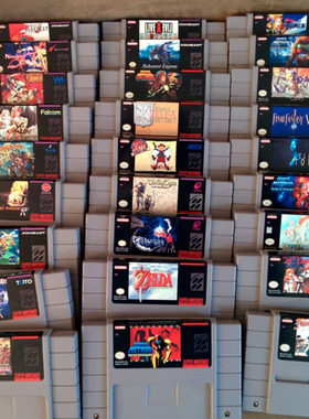 SFC SNES游戏卡带定制洛克人 名将 炸弹人 魂斗罗