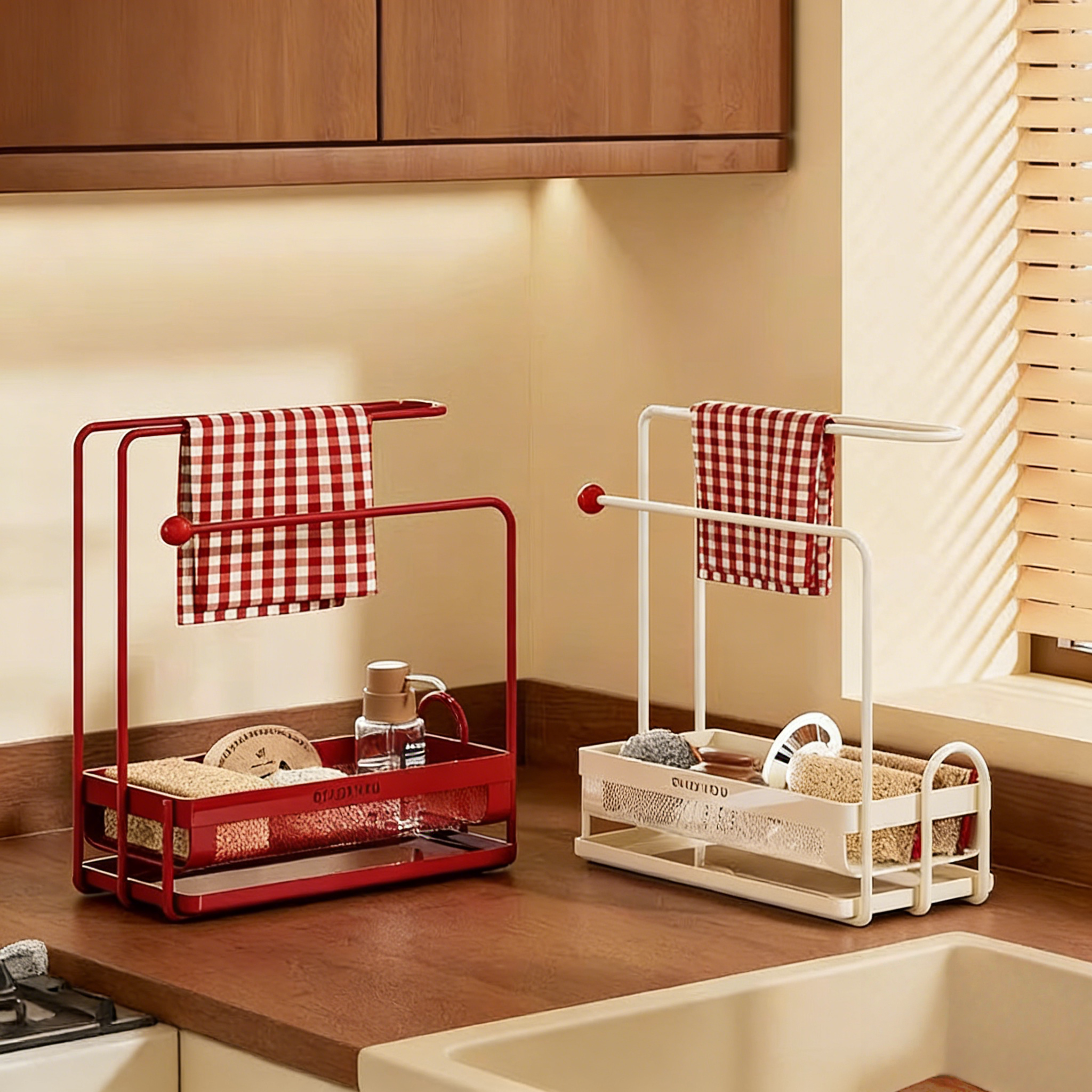 日本进口MUJIE抹布沥水架厨房水池水槽置物架台面洗碗布收纳架子