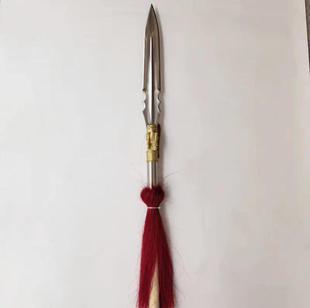 红缨枪不锈钢枪头霸王枪武术枪赵云枪龙头枪头长枪未开刃道具