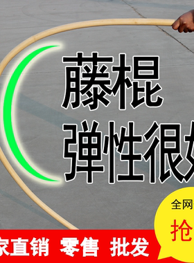 武术棍玛瑙藤棍少林齐眉杂技表演比赛缨枪刺喉藤条咏春长棍
