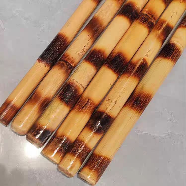 带皮烧花藤棍防身短棍