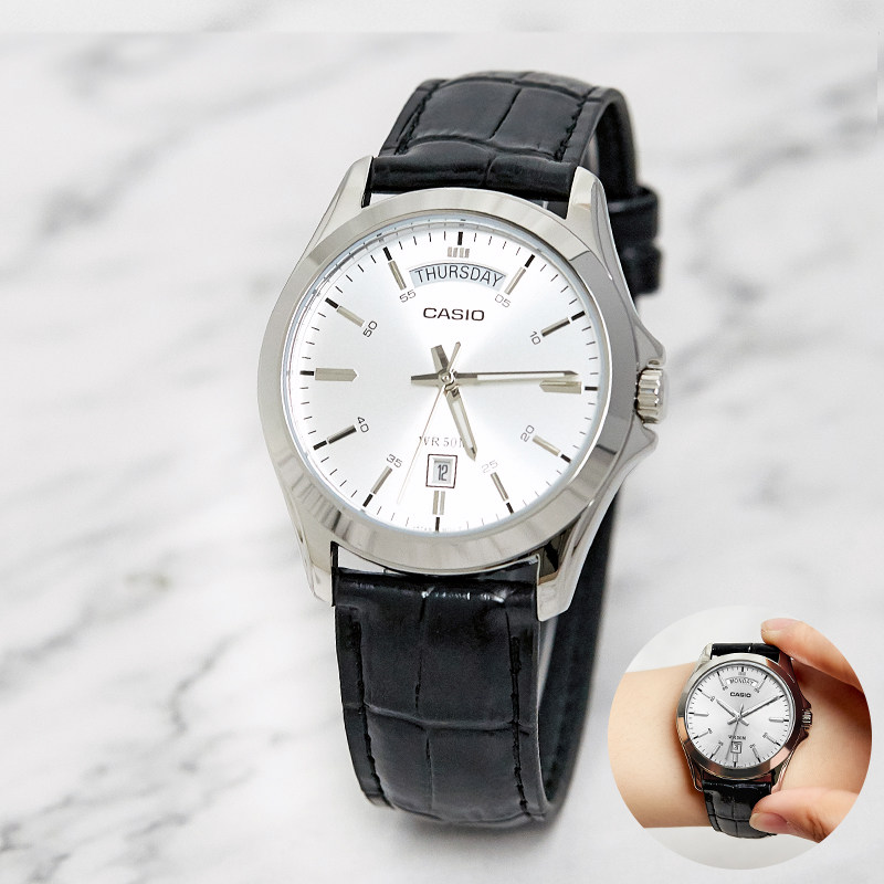 casio卡西欧手表男商务休闲学生防水钢带石英男士表MTP-1381 1370