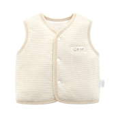 婴儿马甲小背心秋冬加厚保暖男童女宝宝冬装 马夹纯棉新生儿童秋装