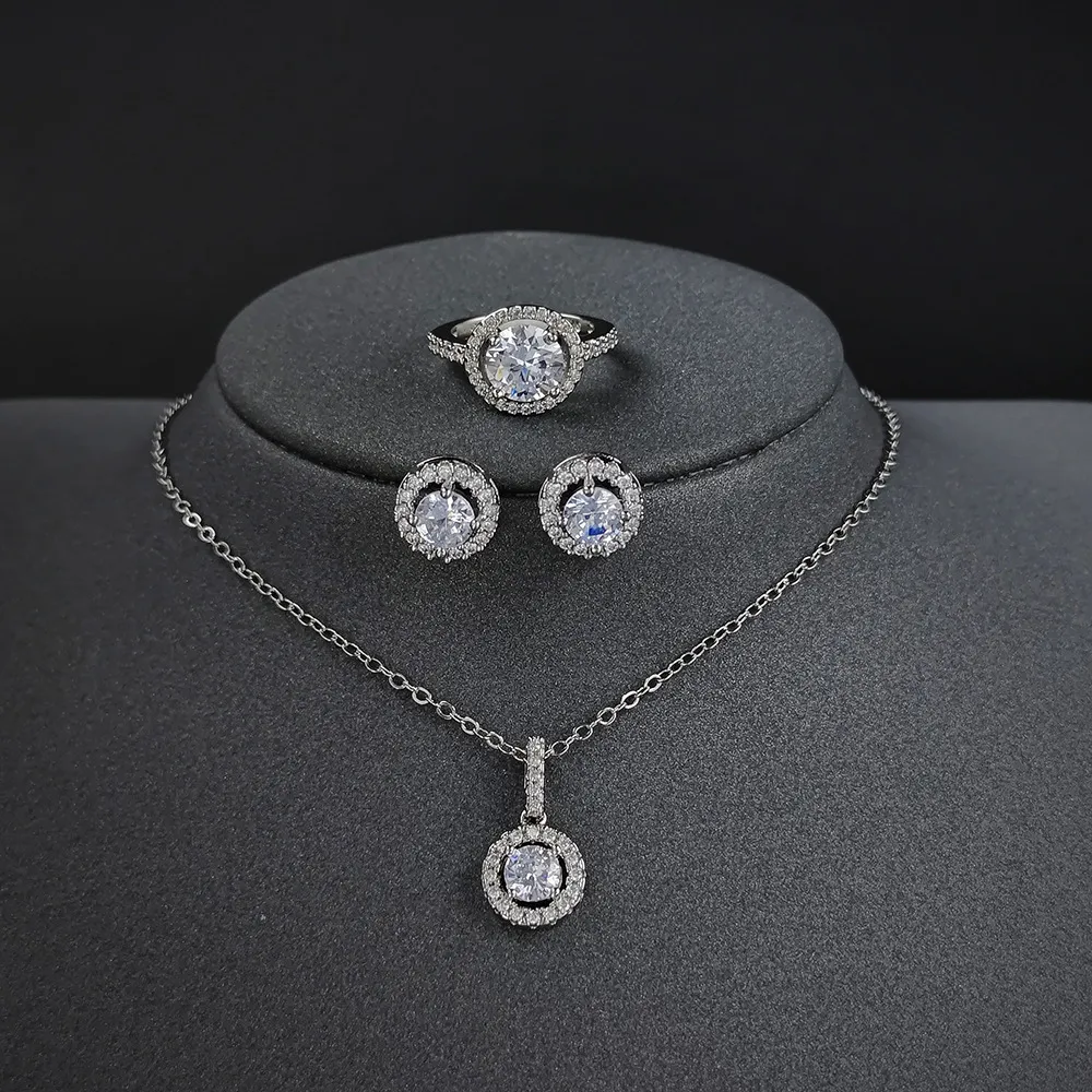 jewelry set 高奢首饰套装戒指耳钉女小众感r210-x231-232