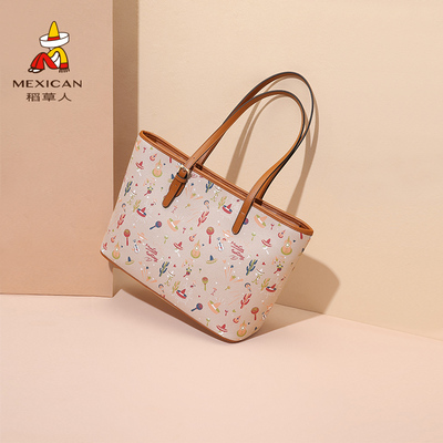 稻草人女士包包2026新款时尚单肩包大容量手提包轻奢托特包休闲