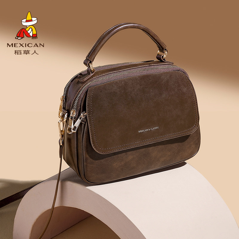 稻草人包包女式2026新款相机包时尚单肩斜挎包简约复古手提包女包,箱包皮具/热销女包/男包,通用款女包,淘宝优惠券,粉丝福利购,淘宝优惠卷