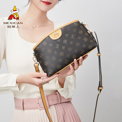 稻草人时尚复古单肩斜挎包