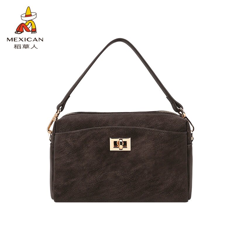 稻草人包包女2026新款简约手提相机包时尚单肩斜挎小方包通勤女包