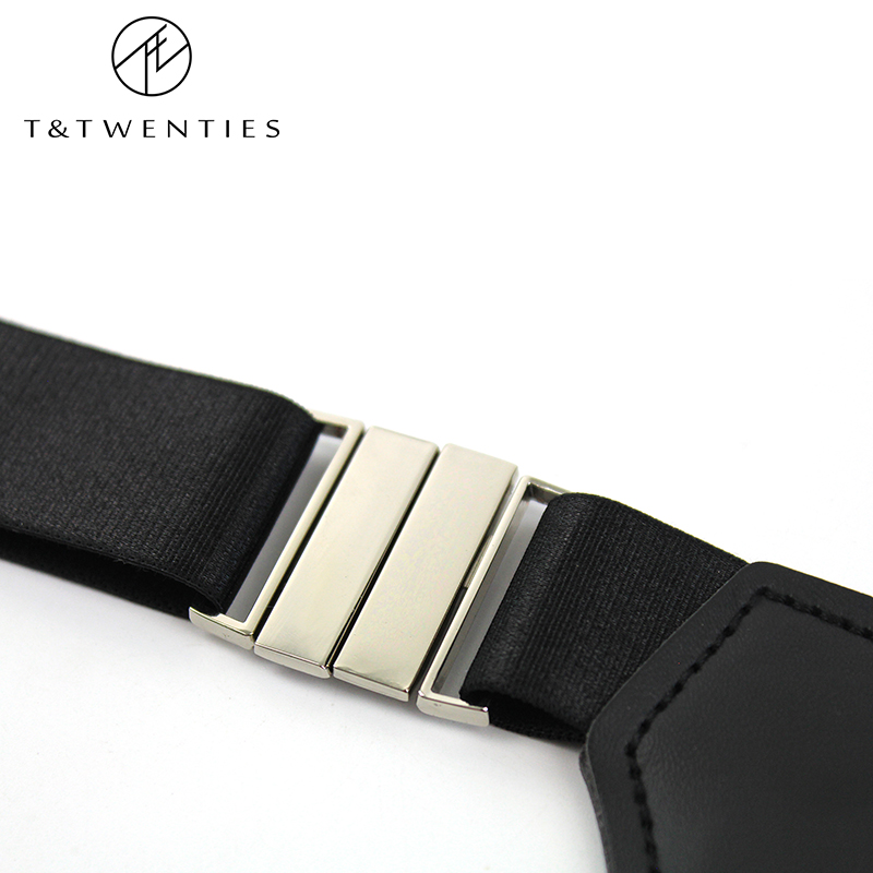 吊袜夹固定袜夹腿环男 吊袜带女丝袜防滑夹 可调节金属扣吊带扣夹