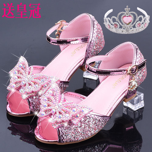 夏季表演走秀高跟鞋女凉鞋公主鞋