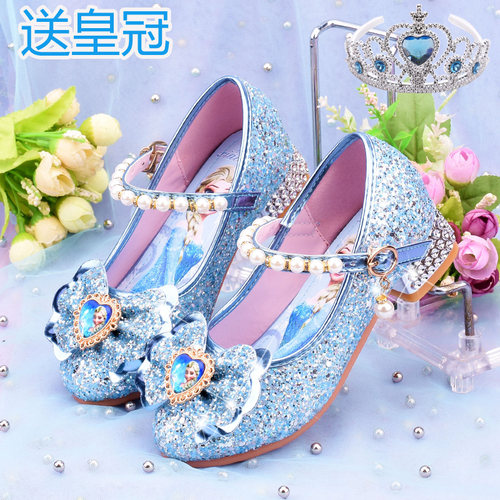 春夏秋冬女公主鞋冰雪洋气时尚